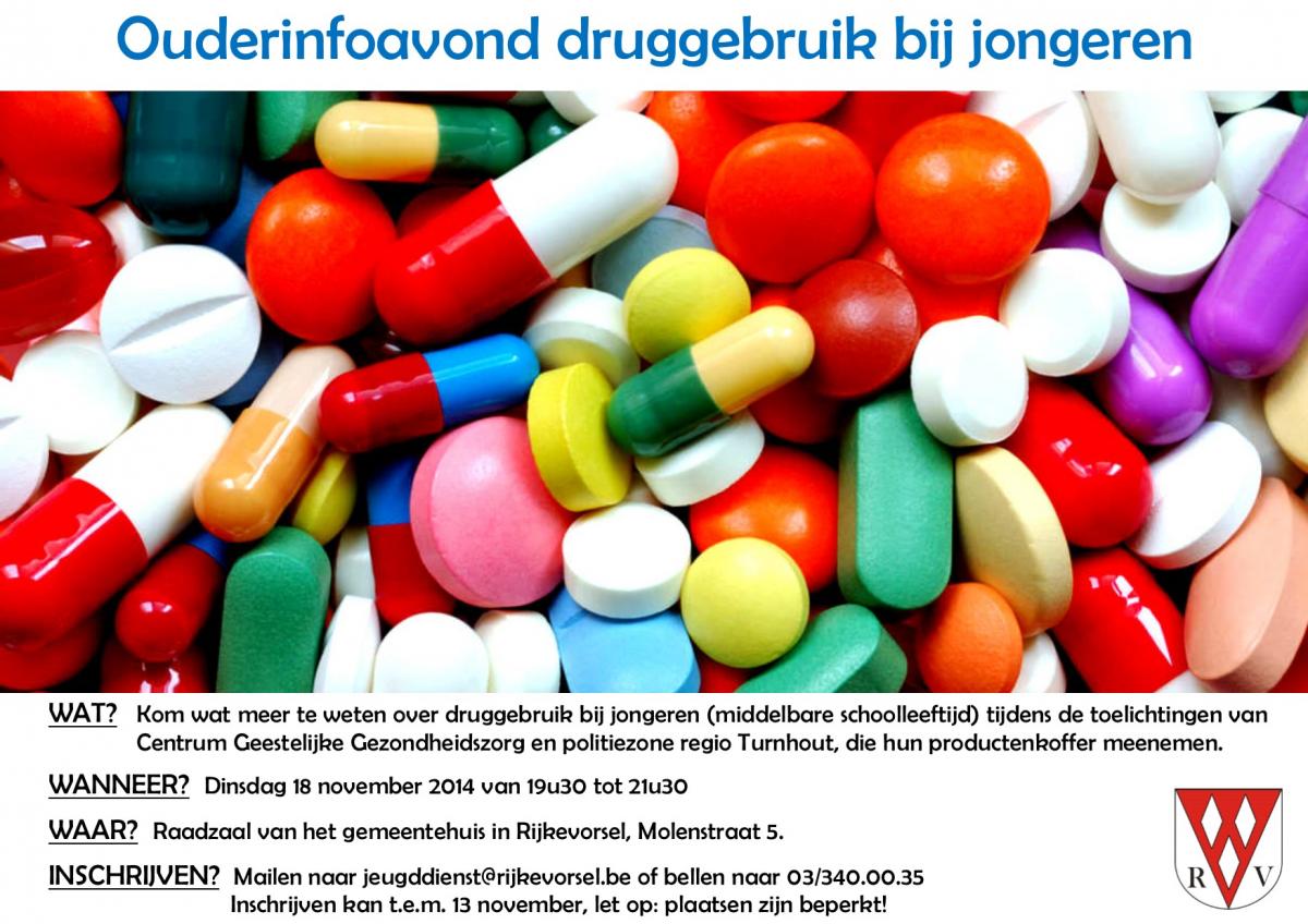 uitnodiging ouderinfoavond druggebruik